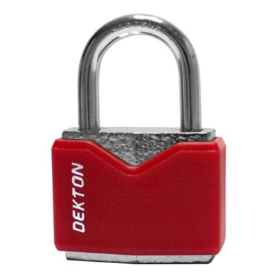 Dekton Dt70222 Covered Steel Padlock 40mm from B&Q