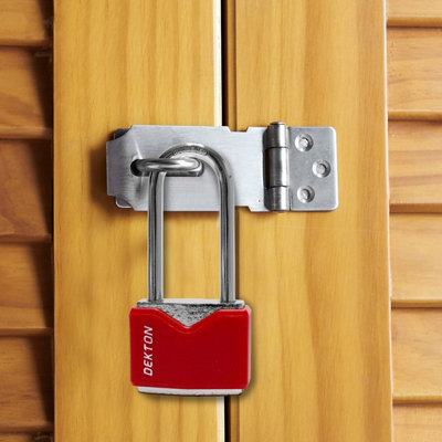 Dekton Dt70228 Long Shackle Covered Steel Padlock 40mm from B&Q