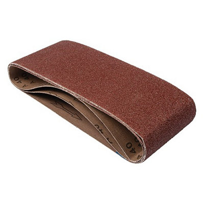 Dekton Dt80670 Sanding Belt 60 Grit 75mmx457mm 3Pc from B&Q