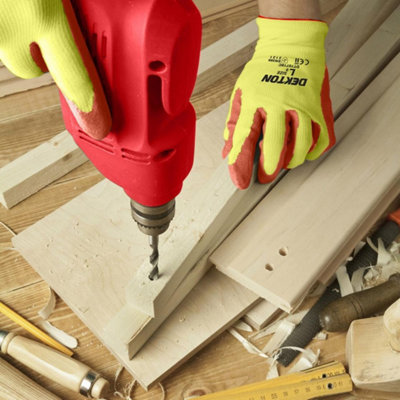 Dekton Dt70719C Size 10/xl Latex Coated Multi-Purpose Working Gloves from B&Q
