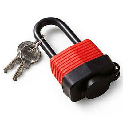 Dekton Dt70162 40mm Long Shackle Waterproof Padlock Includes 2 Keys from B&Q