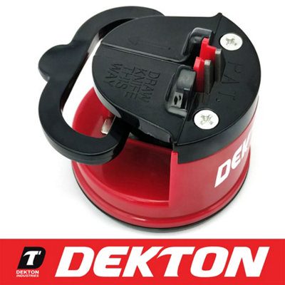 Dekton Sharpener Suction Cup Base Pull Through Scissors Kitchen Tool Blades Easy from B&Q