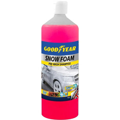 Goodyear Car Cherry Hi Pre Wash Snow Foam Shampoo Soap Cleaning Clearer Spray 1L from B&Q