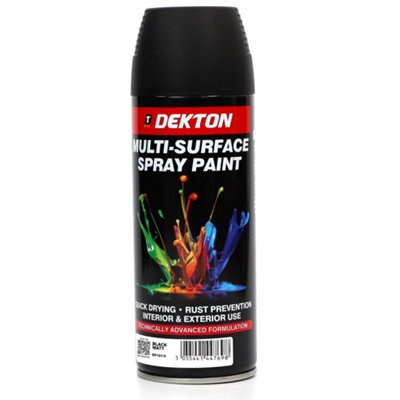 B&Q -  Dp10110 Painting Spray Black Matt