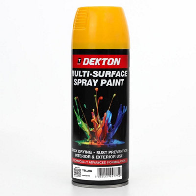 B&Q -  Dp10150 Painting Spray Yellow