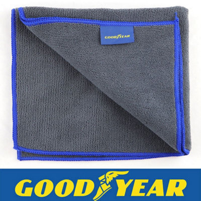 Vivo 5Pc Goodyear Microfibre Wash Dry Absorbent Car Drying Towel Cleaning Cloth 40Cm from B&Q