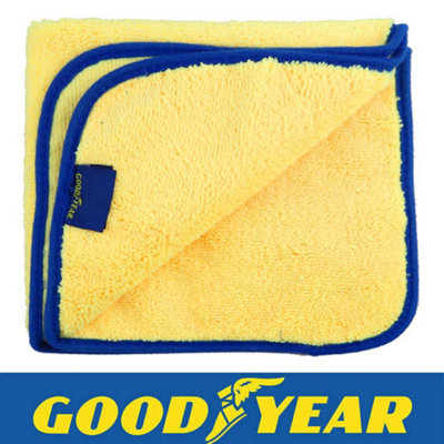 Vivo 5Pc Goodyear Microfibre Buffing Cleaning Polishing Lint Free Towel Cloth 40X40Cm from B&Q