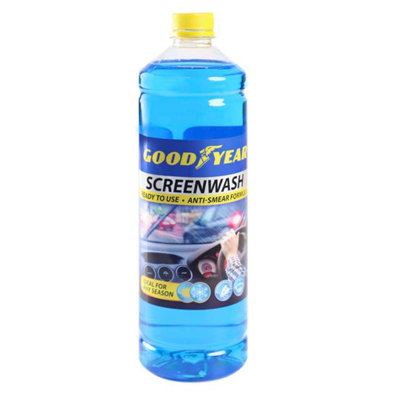 Goodyear Screenwash All Season Transparent Bottle Antifreeze Windscreen 1 Litre from B&Q