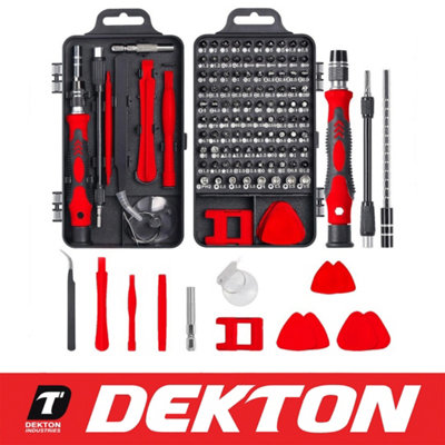 Dekton 115Pc Precision Magnetic Screwdriver Set Pc Mobile Repair Tool Kit from B&Q