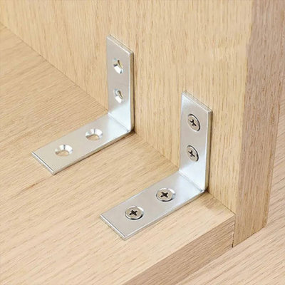 Dekton Dh01020 8Pcs Right Angle Bracket from B&Q