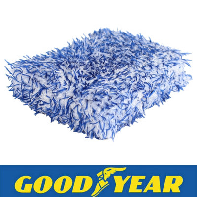 Goodyear Chenille Luxury Wash Sponge Car Wash Microfibre Cleaning Mitt Valet from B&Q