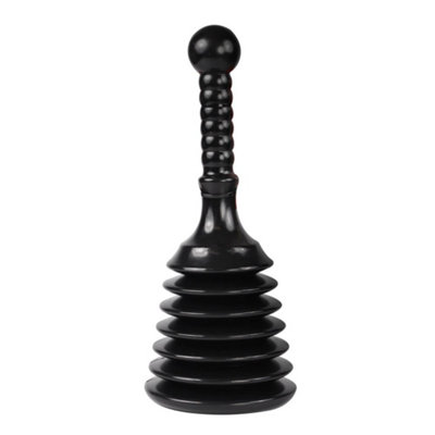 Dekton Master Plunger Clear Unblock Unclog Drains Sinks Toilets Showers WasteMedium from B&Q