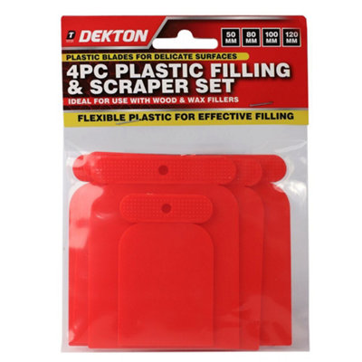 Generic Dekton 4Pc Plastic Scraper SetDt85963 from B&Q