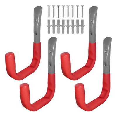 Dekton 4Pc 12Cm X 8.5Cm General Purpose Wall Hooks Max Capacity 25KgDt70585 from B&Q