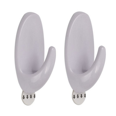 Dekton Geckogrip Hook  Set 2Pc WhiteDh04008 from B&Q