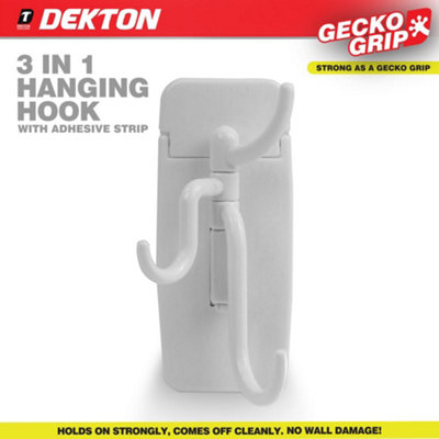 Generic Dekton Geckogrip 3 In 1 Hanging HookDh04039 from B&Q