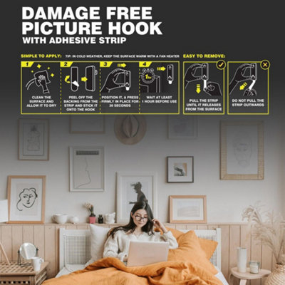 Generic Dekton Geckogrip Damage Free Picture Hooks 1Pc MegaDh05012 from B&Q