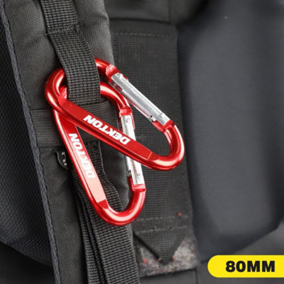 Generic Dekton 2Pc Carabiner Set Large from B&Q