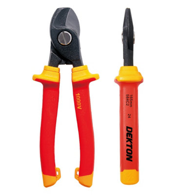 Generic Dekton Vde Cable Cutting Plier 165mmDtv20142 from B&Q