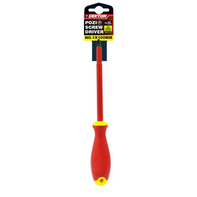 Dekton Pozi Vde Screwdriver Pz1X100mmDtv40031 from B&Q