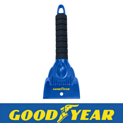 Goodyear Ice Scraper With Ice Breaker Teeth & Extra Wide Blade Soft Grip Handle from B&Q
