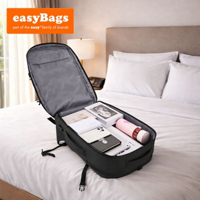 easyBags Underseat Ryanair Cabin Bag Backpack With Smart Storage And ComfortGrey from B&Q