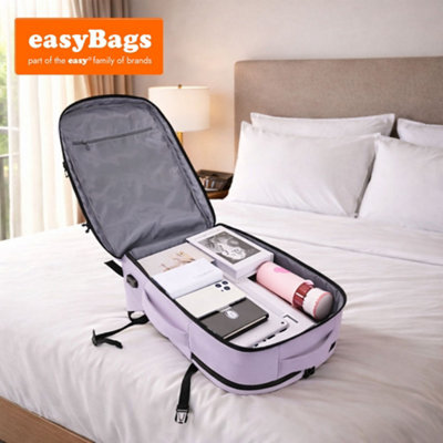 easyBags Underseat Ryanair Cabin Bag Backpack With Smart Storage And ComfortLilac from B&Q
