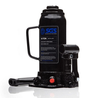 B&Q -  10 Tonne Hydraulic Bottle Jack150mm StrokeHeavy Duty Commercial Use