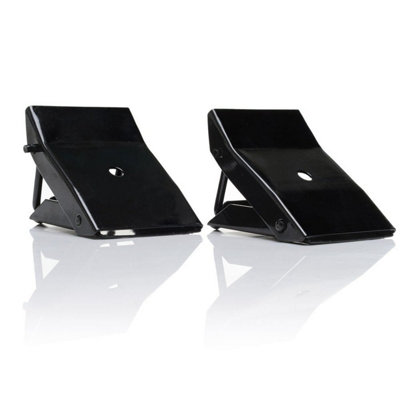 B&Q -  Folding Steel Wheel Chocks For Car / Caravan / Motorhome / Van / Trailer