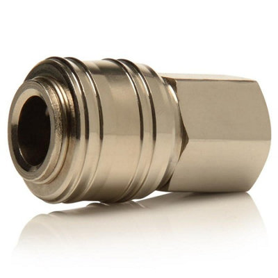 B&Q -  Air Hose Coupler ConnectorFemale Qrc To 1/4 Bspf For Air Compressor
