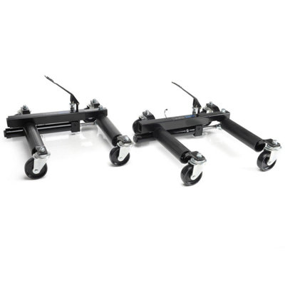 Sgs Pair Of Vehicle Positioning Hydraulic Wheel SkatesSteel680Kg Per Skate from B&Q