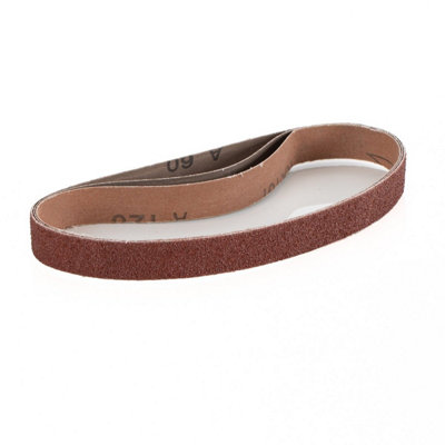 B&Q -  Replacement Sanding Belts20mm For Use With Belt Sander Air Tool3 Pack