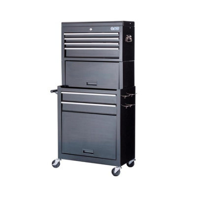 Sgs Mechanics 6 Drawer Tool Box Chest & Roller CabinetSmooth Drawers & Locks from B&Q