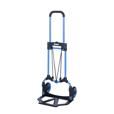 B&Q -  Folding Sack Truck Sturdy Steel Frame 70Kg LoadEasy Fold & Open W/ Cord