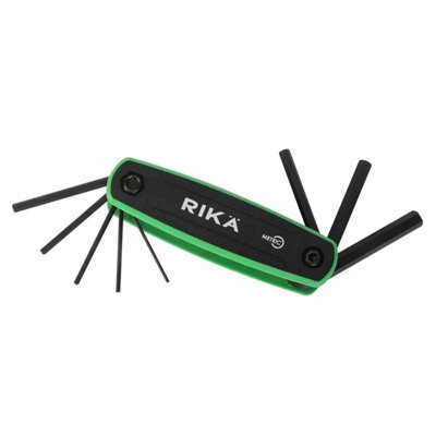Rikä 8Pc Metric Folding Hex Key SetCompact 8-Piece Metric Hex Key Tool For Trade And Diy from B&Q