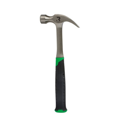 Rikä Rika 16Oz One Piece Claw Hammer With Soft Grip Handle from B&Q
