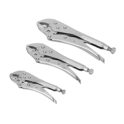 Rikä Rika 3-Piece Professional Locking Pliers Set160mm 180mm 200mm from B&Q