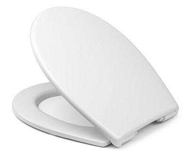 Hapi Bathrooms by Lecico Hapi Bathrooms Oval Soft Close Replacement Toilet Seat Universal