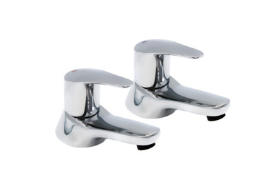 Hapi Bathrooms by Lecico Hapi Bathrooms Ashby Lever Taps (Pair) from B&Q