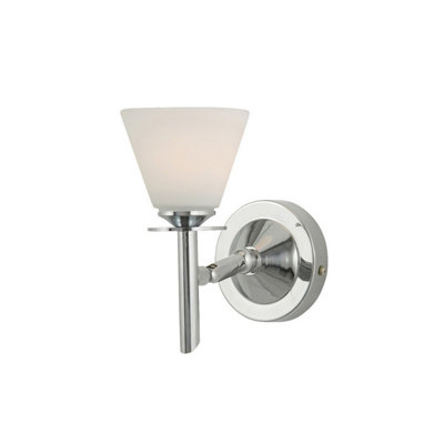 Luminosa Lighting Luminosa Kristina Wall Lamp G9 Polished Chrome from B&Q