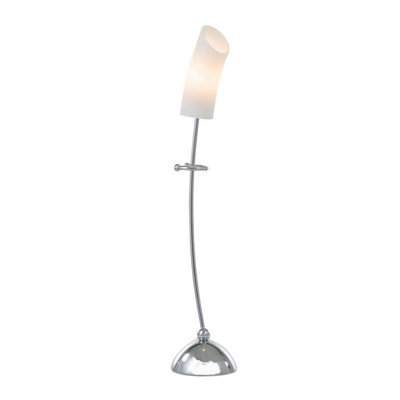 Luminosa Lighting Luminosa Lucia Table Lamp In-Line Switch G9 Polished Chrome from B&Q