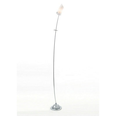 Luminosa Lighting Luminosa Lucia Floor Lamp In-Line Dimmer G9 Polished ChromeNot Led/cfl Compatible from B&Q