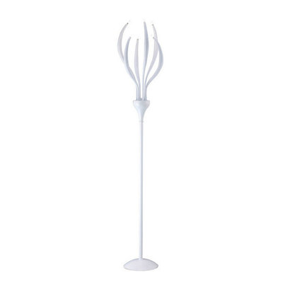 Luminosa Lighting Luminosa Llamas Floor Lamp 6 Light G4Gloss WhiteNot Led/cfl Compatible from B&Q