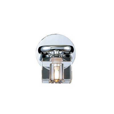 Luminosa Lighting Luminosa Sisco Wall Lamp G9 Polished Chrome from B&Q