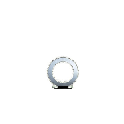 Luminosa Lighting Luminosa Galaxy Table Round 10W Led 6000K Polished Chrome/crystal from B&Q