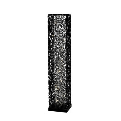 Luminosa Lighting Luminosa (Dh) Essen Floor Lamp 12 Light G4 Black/silverNot Led/cfl Compatible from B&Q