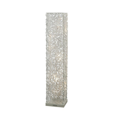 Luminosa Lighting Luminosa (Dh) Essen Floor Lamp 12 Light G4 White/silverNot Led/cfl Compatible from B&Q