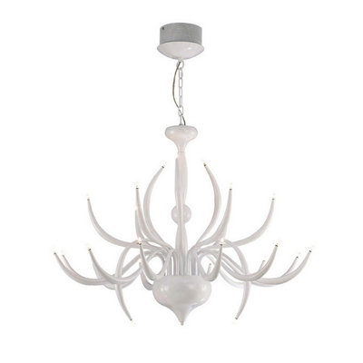 Luminosa Lighting Luminosa Llamas Pendant 24 Light WhiteNot Led/cfl Compatible Item Weight: 19.1Kg from B&Q