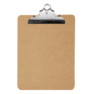 B&Q Pack Of 6 Janrax A4 Mdf Clipboards With Butterfly Clip