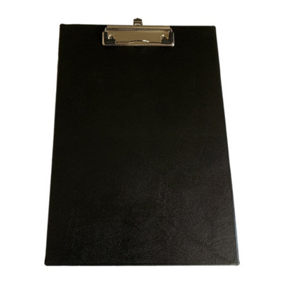 Janrax A4 Black Pvc Single Clipboard from B&Q